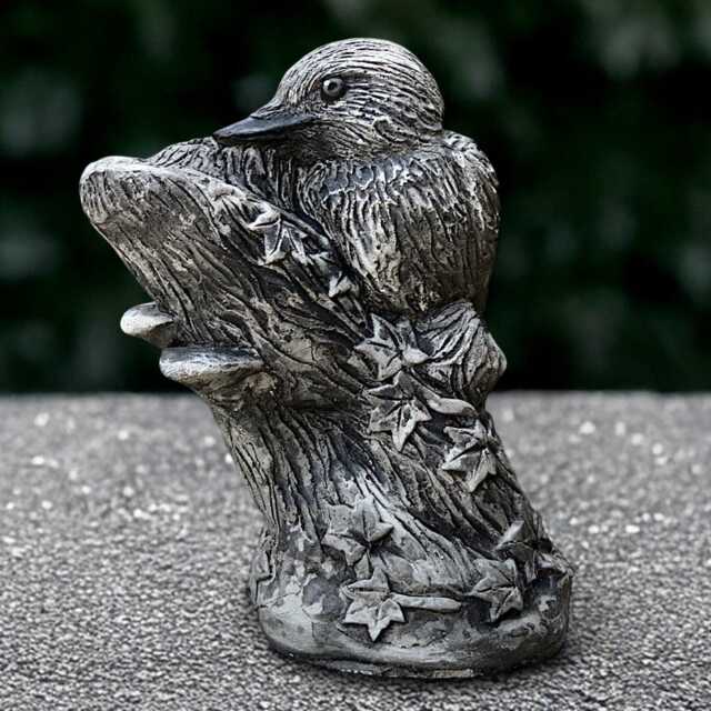 Garden Bird Statue Concrete Figurine Cement Wildlife Sculpture Handmade Art Front Door Decoration Lover Ornament Yard - image 1
