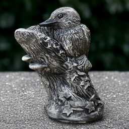 Garden Bird Statue Concrete Figurine Cement Wildlife Sculpture Handmade Art Front Door Decoration Lover Ornament Yard - thumbnail 1