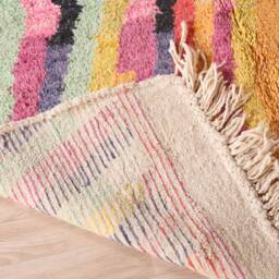 Vintage Boujaad Rug, Authentic Moroccan Rug 6x8 Ft - thumbnail 4
