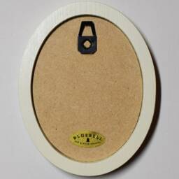 Oval Ivory Wooden Framed 4 X 6 Picture, Wall Hanging, Home Decor, Christmas Joy - thumbnail 2