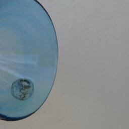 Christian Bells 4 Green Glass, Wind Chime Chime, Sun Catcher Glass Hand Blown, Christmas Tree - thumbnail 3