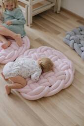 Colorful Rug For Kids Floor Pillow Nursery Round Seating Montessori Furniture - thumbnail 1