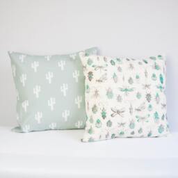 Insect Pillow Cover, Vintage Scientific Illustration Bugs Cushion, Fauna Throw Pillow, 16x16 Inch - thumbnail 2