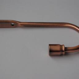 Antique Copper U-Shape Curtain Holdback - 150mm Classic Metal Drapery Tieback, Rustic Traditional Wall Mounted Window Hardware - Pack Of 1 - thumbnail 3