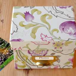 William Morris Photo Box Mary Isobel Floral Design, Handmade in England - thumbnail 2