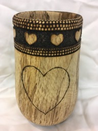 Hand-Turned Oak Bowl
