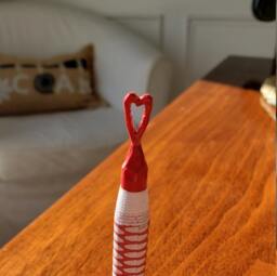 Heart Carved Into A Pencil Lead - thumbnail 1