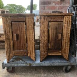 Bedside Tables French Oak - thumbnail 4