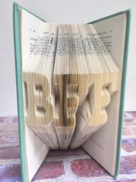 Bff Book Art, Gift, Gift For Her, Him, Valentine's Day Galentine's Folded Friend, Lover - thumbnail 2
