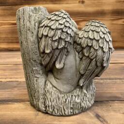 stone Garden Sleeping Cherub Memorial Ornament - thumbnail 2