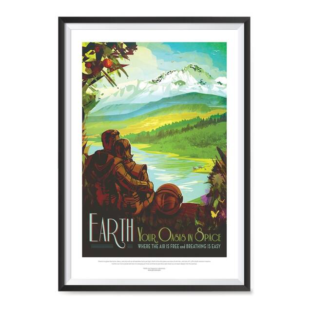 Nasa Space Tourism Posters - Wall Art Print For Home, Office, School, Classroom Decors Earth - image 1