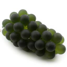 Czech Frost Glass Green Bead Grape Bunch Chandelier Fruit Lamp Wine Ornament - thumbnail 3
