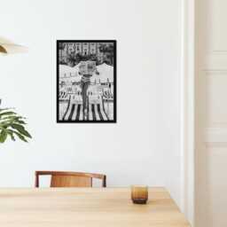 Vintage Woman Reading Newspaper Print, Luxury Fashion, Fine Art Photography Wall Art, Museum Quality Classic Black & White Poster - thumbnail 2