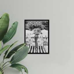 Vintage Woman Reading Newspaper Print, Luxury Fashion, Fine Art Photography Wall Art, Museum Quality Classic Black & White Poster - thumbnail 3