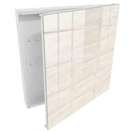 Cream Stone Wall Mounted Key Cabinet, Creamy Box For Home, Classic Textures, Lovers Of Elegant Interiors - thumbnail 2