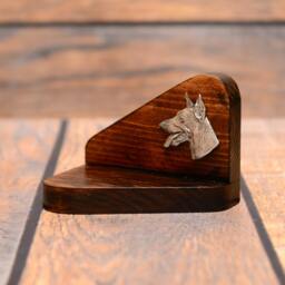Dobermann - Wooden Candlestick With Dog, Souvenir, Decoration, Limited Edition, Collection - thumbnail 2