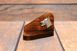 Dobermann - Wooden Candlestick With Dog, Souvenir, Decoration, Limited Edition, Collection