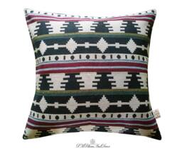Textured Pillow Cover Kilim Style Ethnic Cushion Case Wooven Throw Accent Decorative Tribal Boho Aztec Geometric Native - thumbnail 1