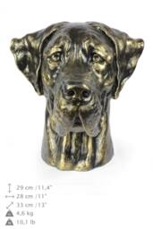 Great Dane Resin Head Statue, Limited Edition Artdog - thumbnail 1
