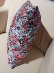 New York Cushion Cover The Wall 40 X cm New York - I Love Ny Cotton Fabric - thumbnail 2