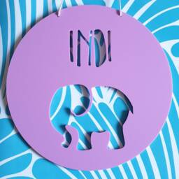 Personalised Wooden Wall-Door Hanging Elephant Plaque-Wall Hanging-Kids Door Sign-Custom Name-Kids Gift-Baby Gift-Lasercut-Personalized - thumbnail 3