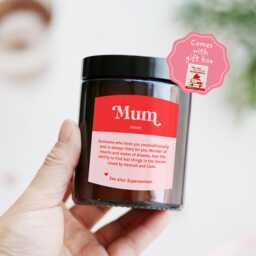 70Th Birthday Gift For Mum - Personalized Candle Mother's Day 60Th 40Th