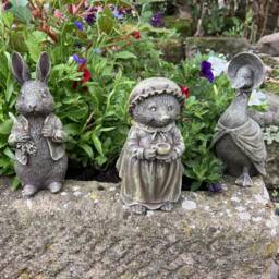 Resin Set Of 3 Mini Beatrix Potter Ornaments - thumbnail 4