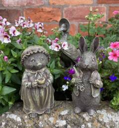 Resin Set Of 3 Mini Beatrix Potter Ornaments - thumbnail 1
