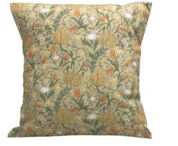 William Morris Green Floral Cushion Cover - Arts & Crafts Style 16