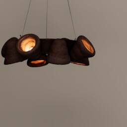 8 Bells Chandelier, Bell Shaped Pendant Lights, Jar Ceiling Light, Hanging Lamp - thumbnail 2