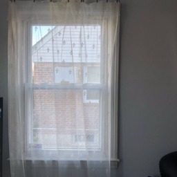 White Sheer Curtains, Curtain Panels, Curtains - thumbnail 4