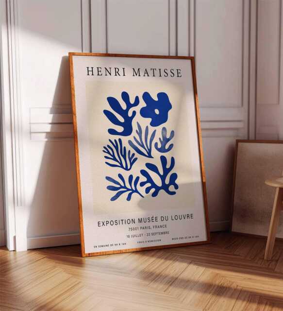 Henri Matisse Poster, Decor, Floral Wall Art, Boho Botanical Abstract Print, Bedroom Art - image 1