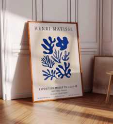 Henri Matisse Poster, Decor, Floral Wall Art, Boho Botanical Abstract Print, Bedroom Art - thumbnail 1