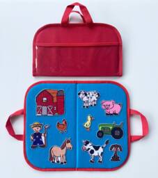 Mini Felt/Flannel Board With Handles & Storage 14 X16 . Home School Resources. Preschool. Indoor Activities - thumbnail 1