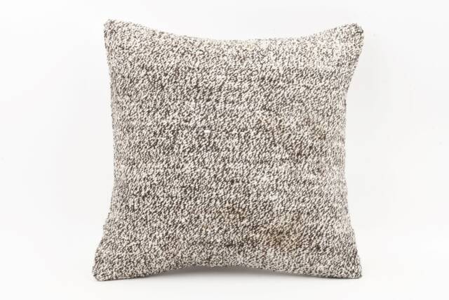 Handwoven Turkish Kilim Pillow Cover Rustic Boho Decor - 18x18 - image 1