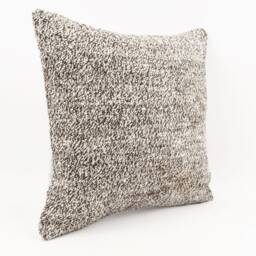 Handwoven Turkish Kilim Pillow Cover Rustic Boho Decor - 18x18 - thumbnail 3