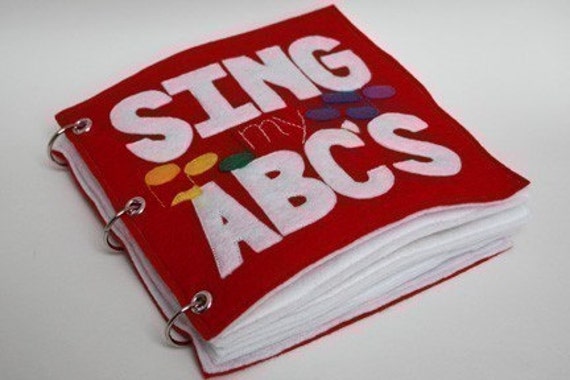 Sing My Abcs - Quiet Book Pattern - Diy Busy PDF Toy Books Quietbook Toddler Gift - image 1