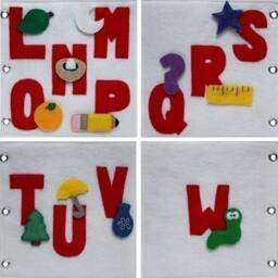 Sing My Abcs - Quiet Book Pattern - Diy Busy PDF Toy Books Quietbook Toddler Gift - thumbnail 3