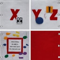 Sing My Abcs - Quiet Book Pattern - Diy Busy PDF Toy Books Quietbook Toddler Gift - thumbnail 4
