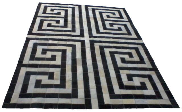 Cowhiderugsleather - Raw Leather Argentina Cowhide Rugs Free Shipping Handmade Patchwork - image 1