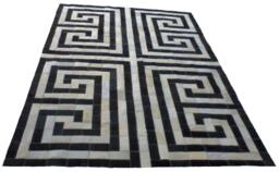 Cowhiderugsleather - Raw Leather Argentina Cowhide Rugs Free Shipping Handmade Patchwork - thumbnail 1