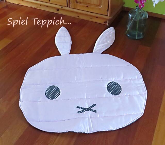 Bunny Play & Crawling Mat...play...nursery...decoration...gifts...birthday...girl - image 1