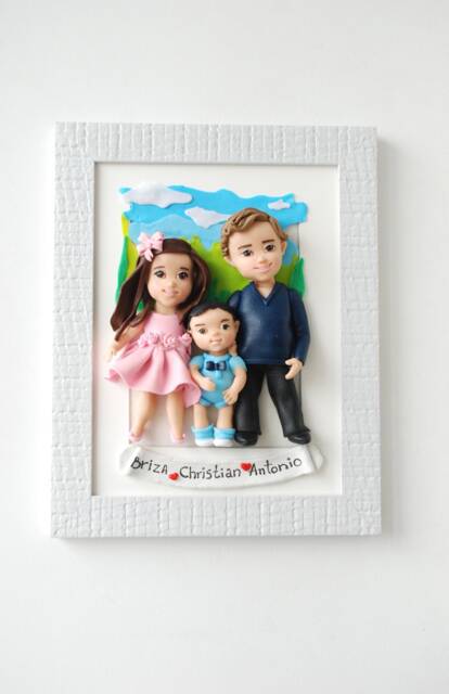 Custom Childrens Portrait Sculpture From Photo Mothers Day Gift - image 1