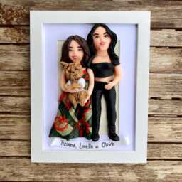 Custom Childrens Portrait Sculpture From Photo Mothers Day Gift - thumbnail 4