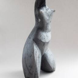 Ceramic Sculpture, Black Ceramics, Ceramic Figurine, African Figure, Sculpture For The Garden, Ceramics Raku, Art & Collecting, Woman - thumbnail 2