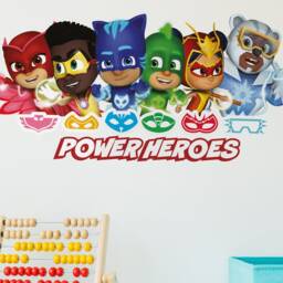 Pj Masks Power Heroes Wall Sticker, Decal, Pj Themed Bedroom, Masks Room - thumbnail 2