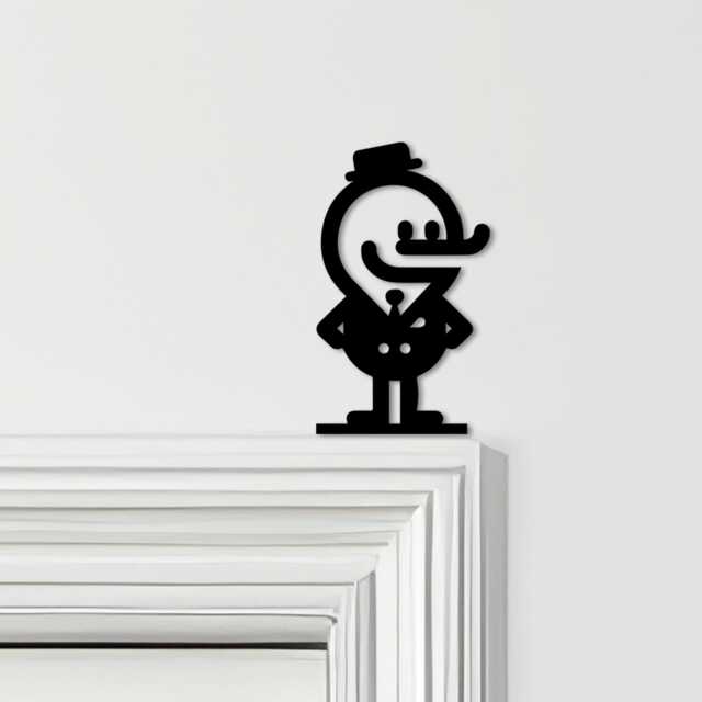 Door Topper Male Character Various Colours Top Of Decorative Sign - Sign, Novelty Wall Decor, Frame Art, Art - image 1