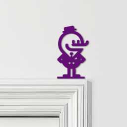 Door Topper Male Character Various Colours Top Of Decorative Sign - Sign, Novelty Wall Decor, Frame Art, Art - thumbnail 4