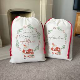 Personalised Santa Sack - Christmas Toy Special Delivery Decorations - thumbnail 2