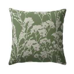 Ashley Wilde Wychwood Forest Green Cushion Cover, Cotton Throw Pillow , Handmade UK - thumbnail 1